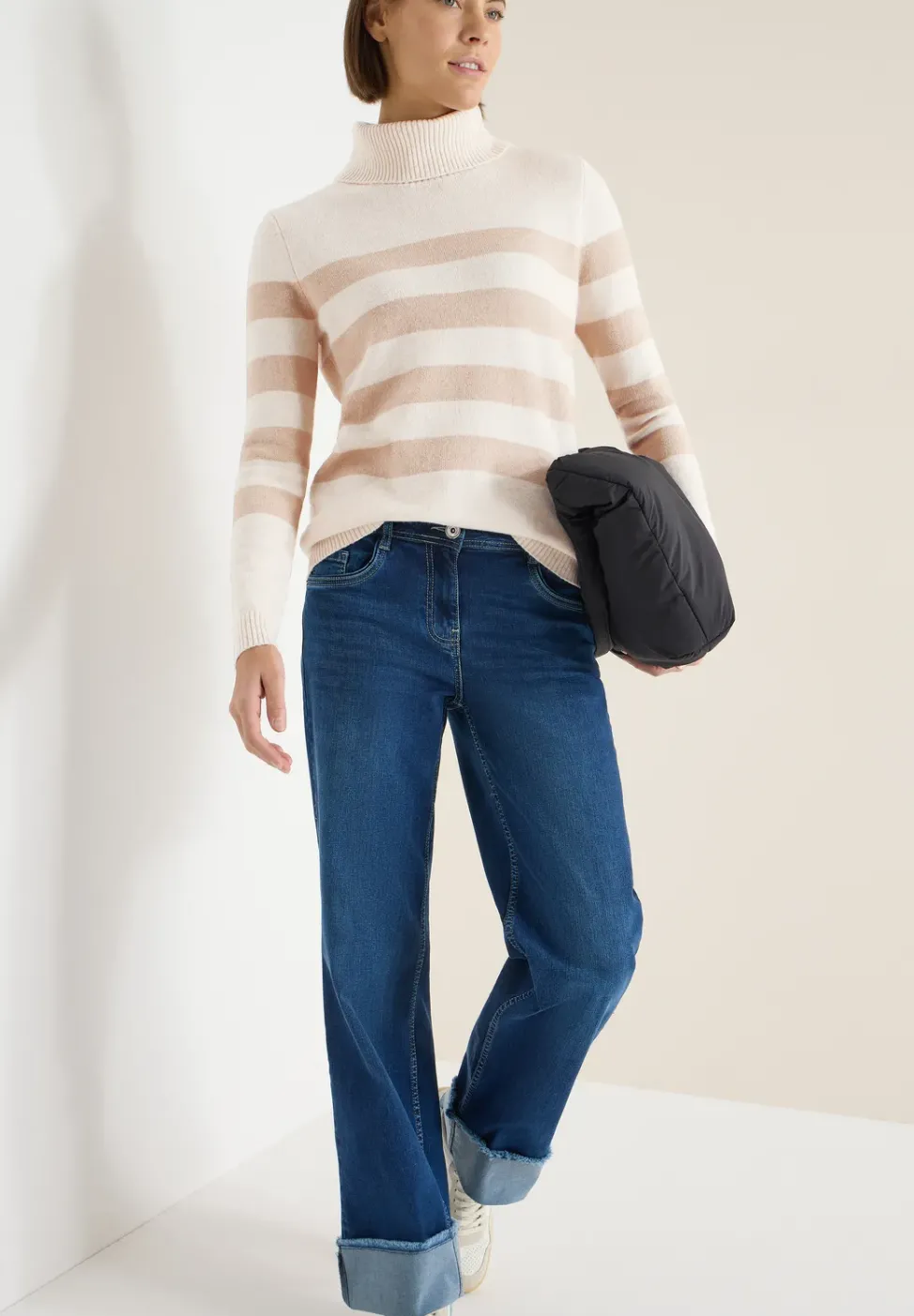 Doux pull à col roulé