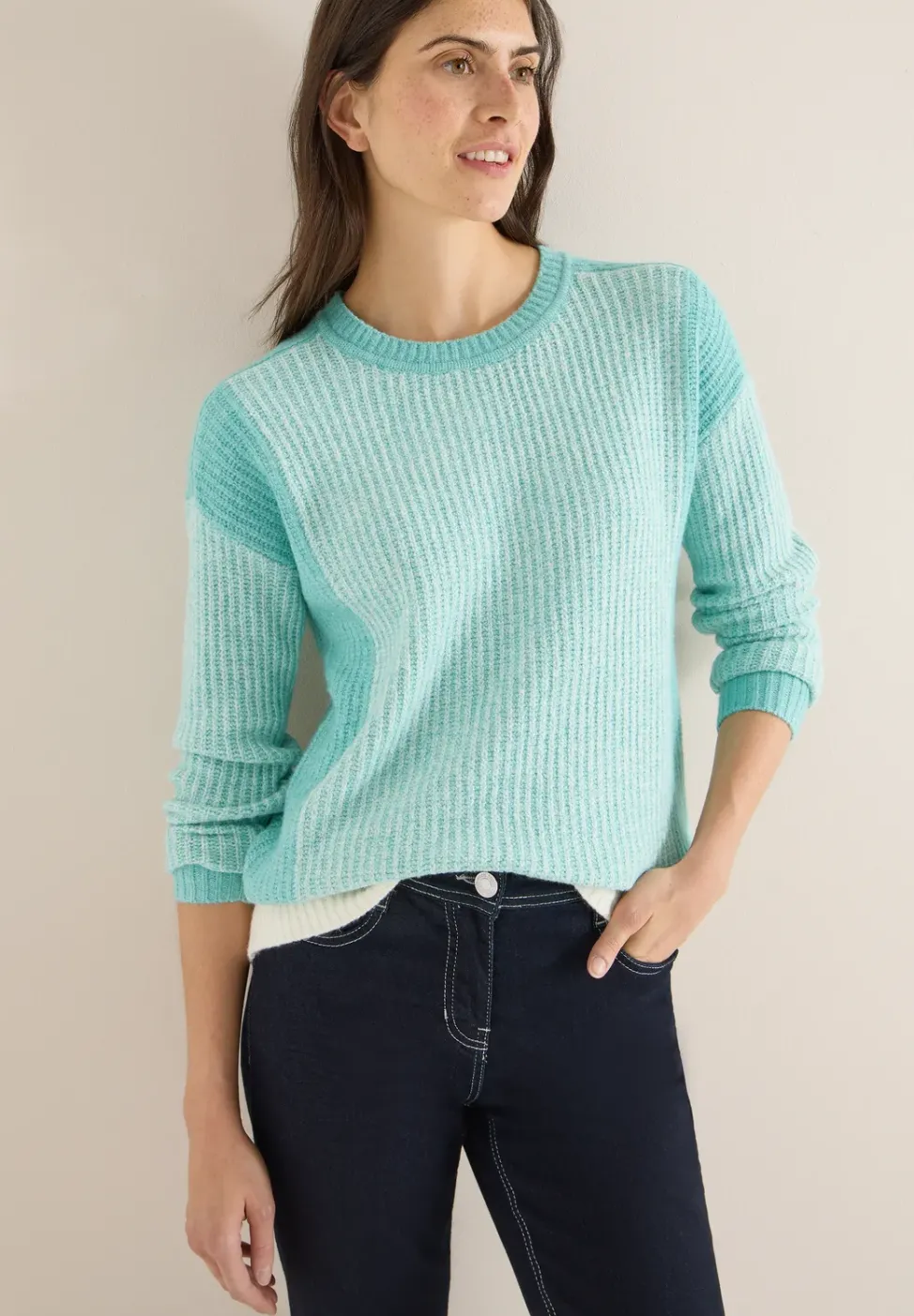 Doux pull en mouliné