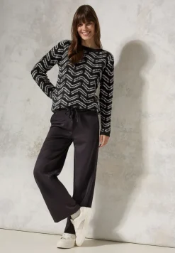 Doux pull-over en jacquard