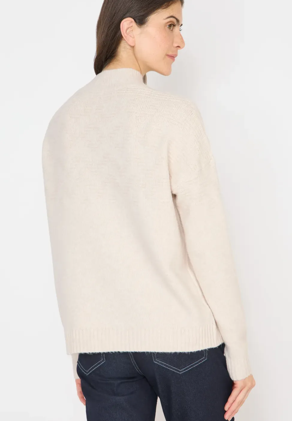 Doux pull-over jacquard