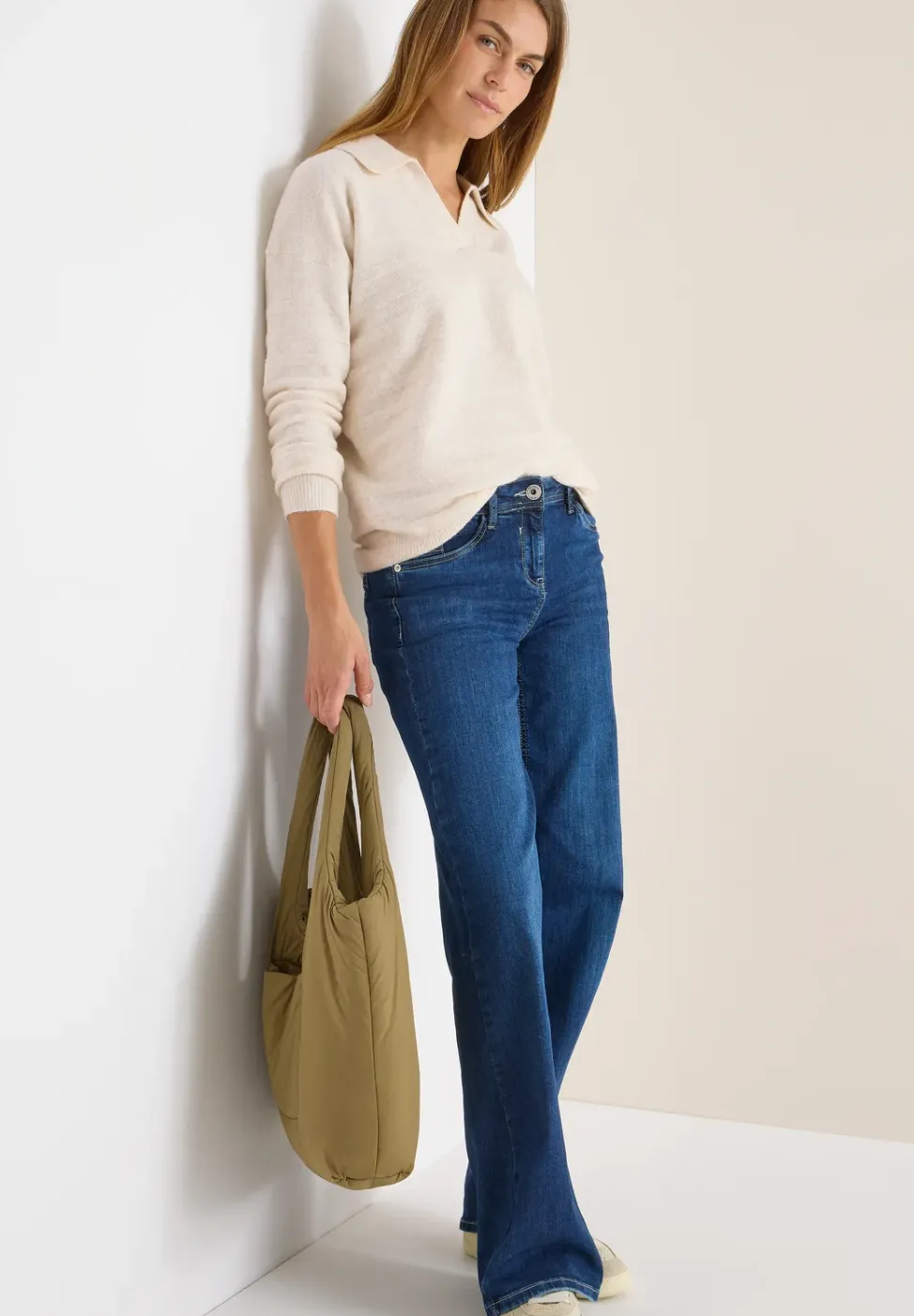Doux pull-over structuré