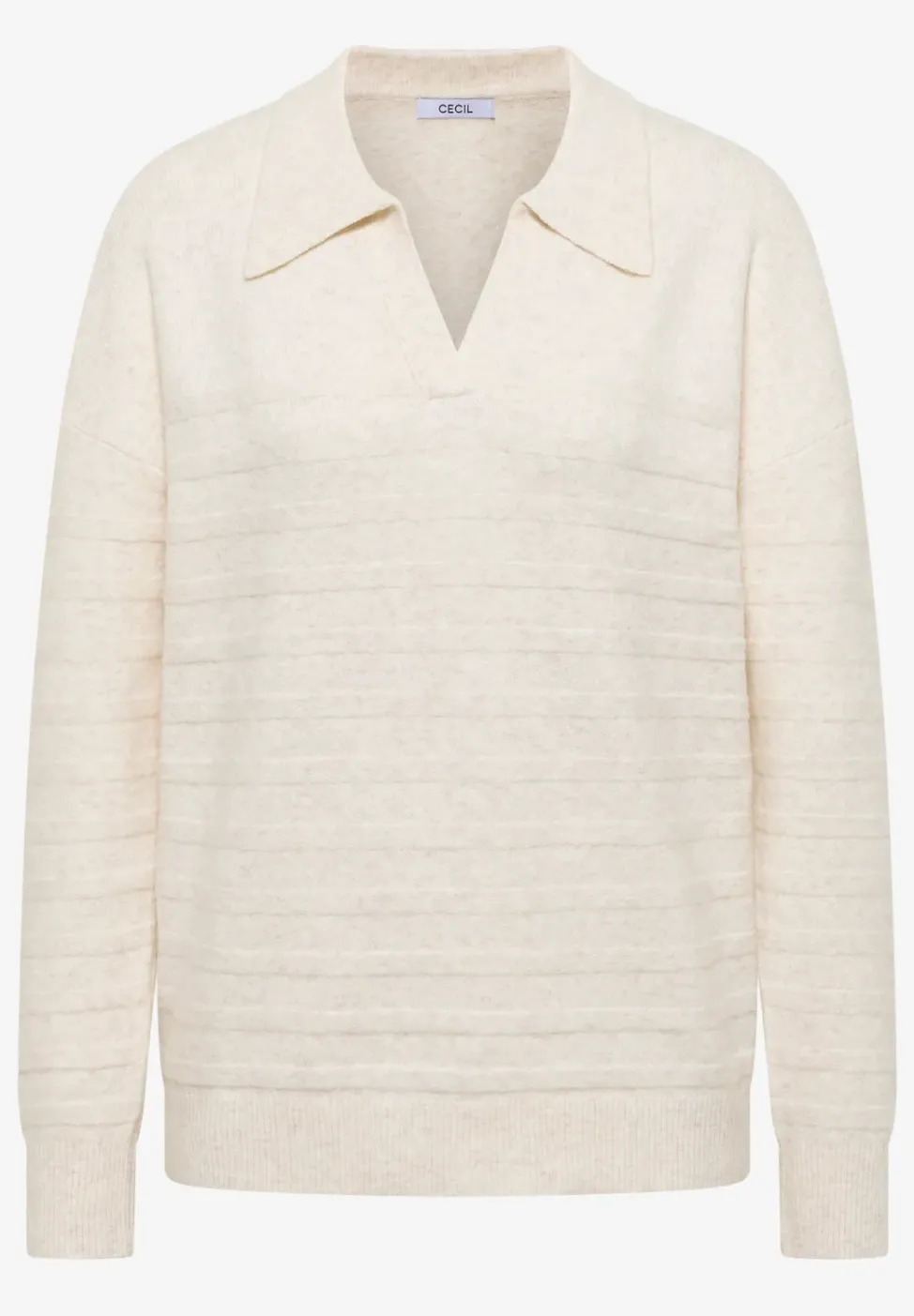 Doux pull-over structuré