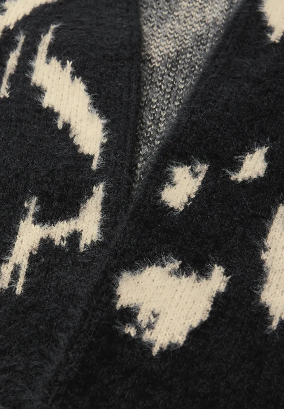 Doux cardigan jacquard