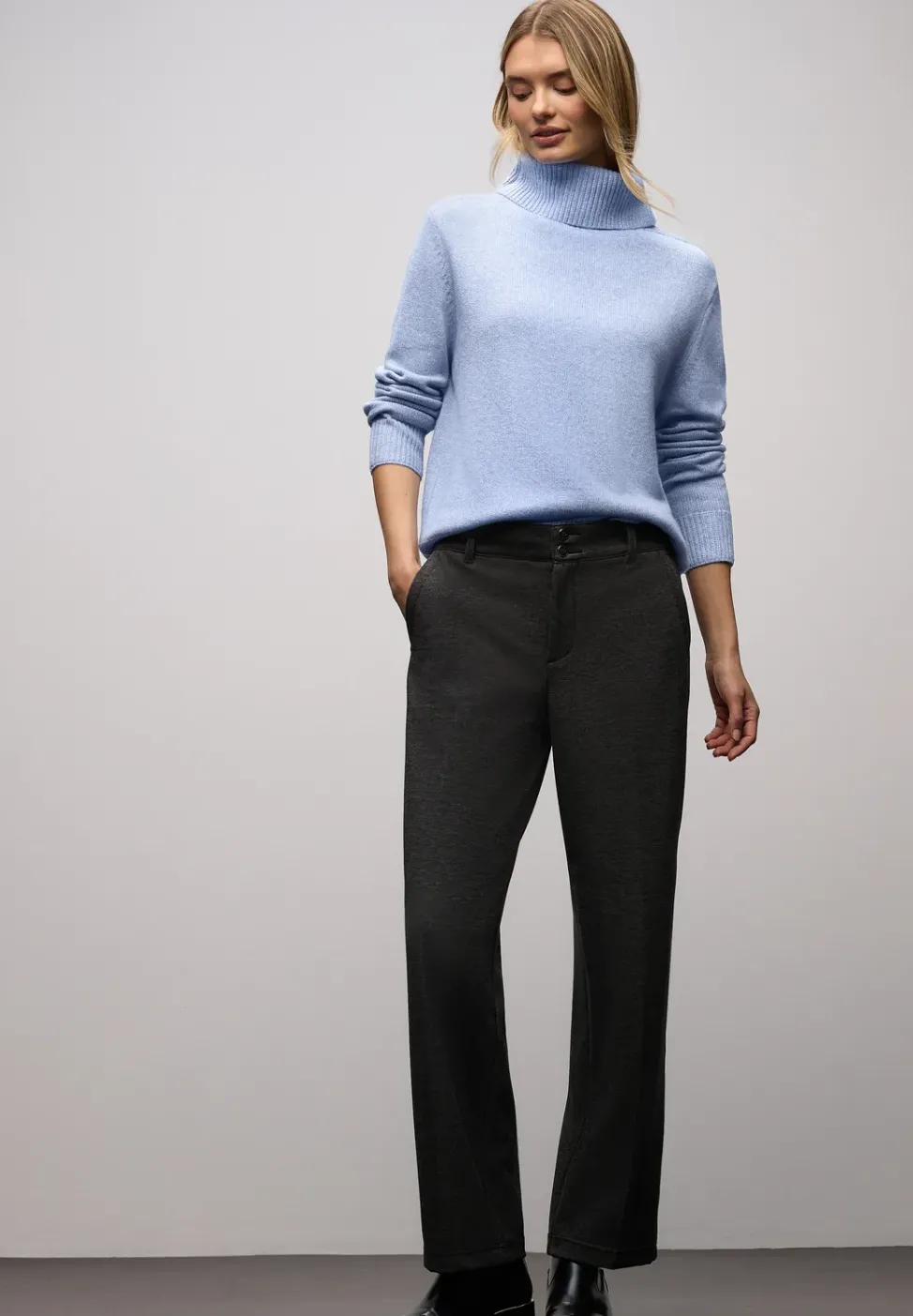 Doux pull à col roulé