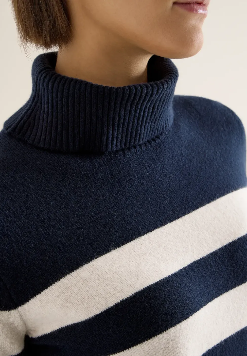 Doux pull à col roulé