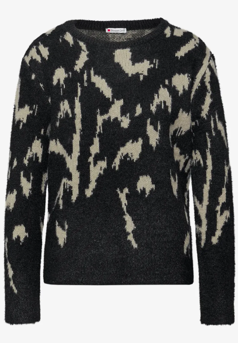 Doux pull-over jacquard