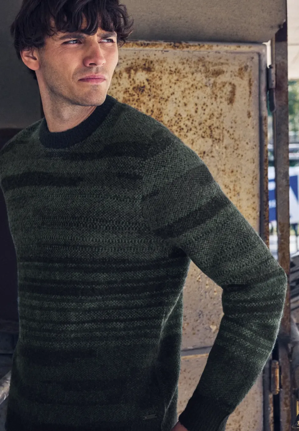 Doux pull-over jacquard