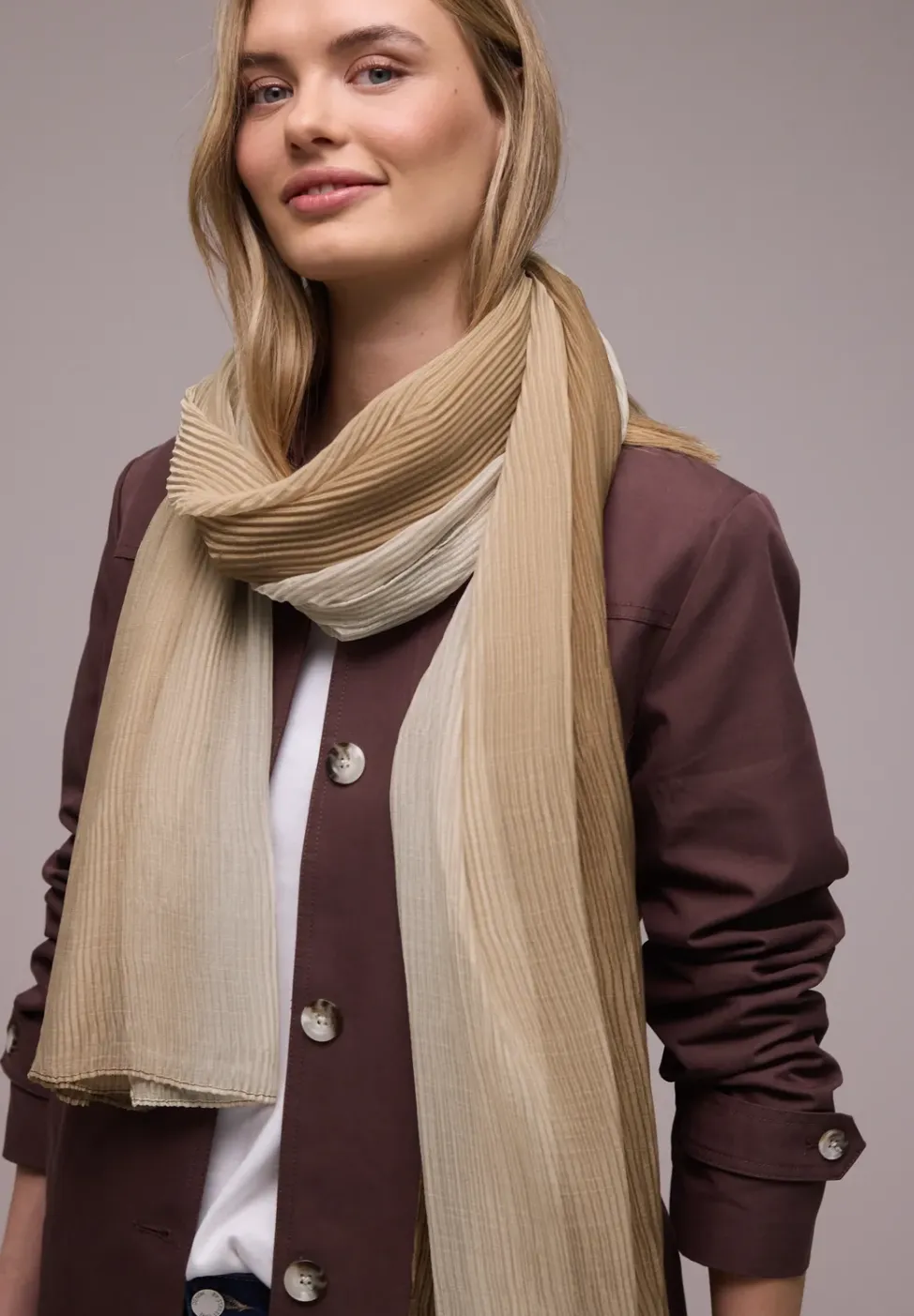 Foulard avec dégradé de couleurs