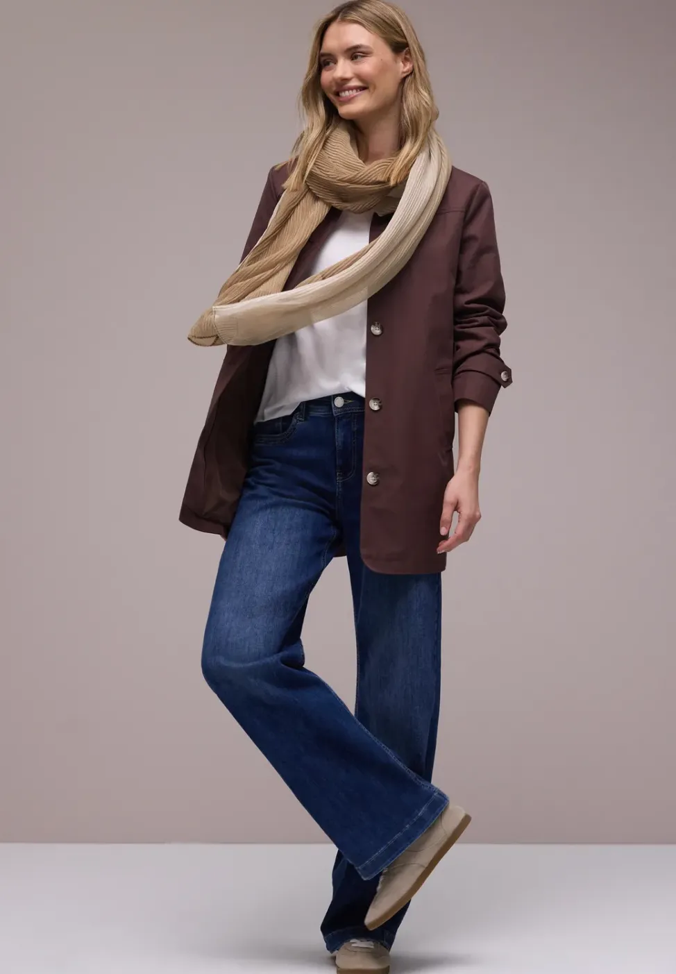 Foulard avec dégradé de couleurs