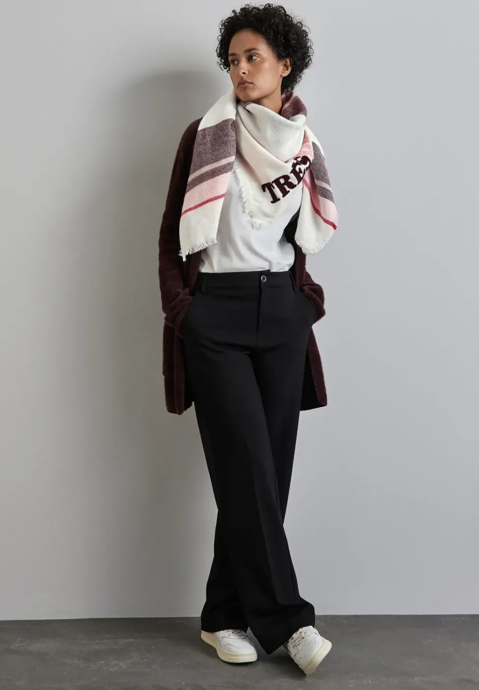 Foulard à carreaux