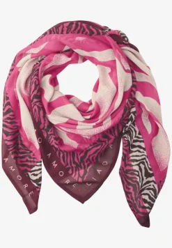 Foulard en modal avec imprimé zèbre