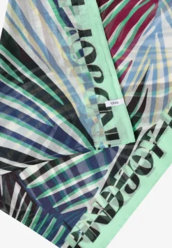 Foulard loop avec motif graphique