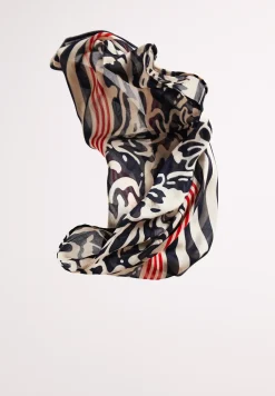 Foulard loop en modal avec imprimé
