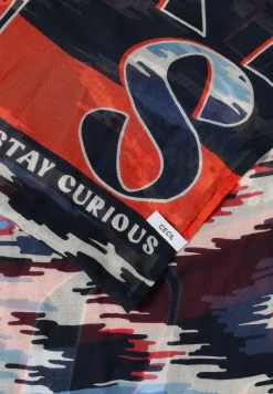 Foulard loop imprimé