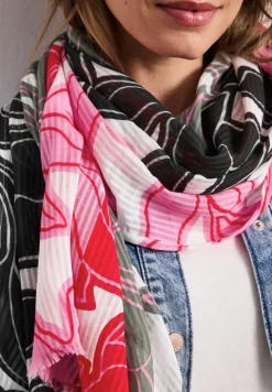 Foulard à motif floral