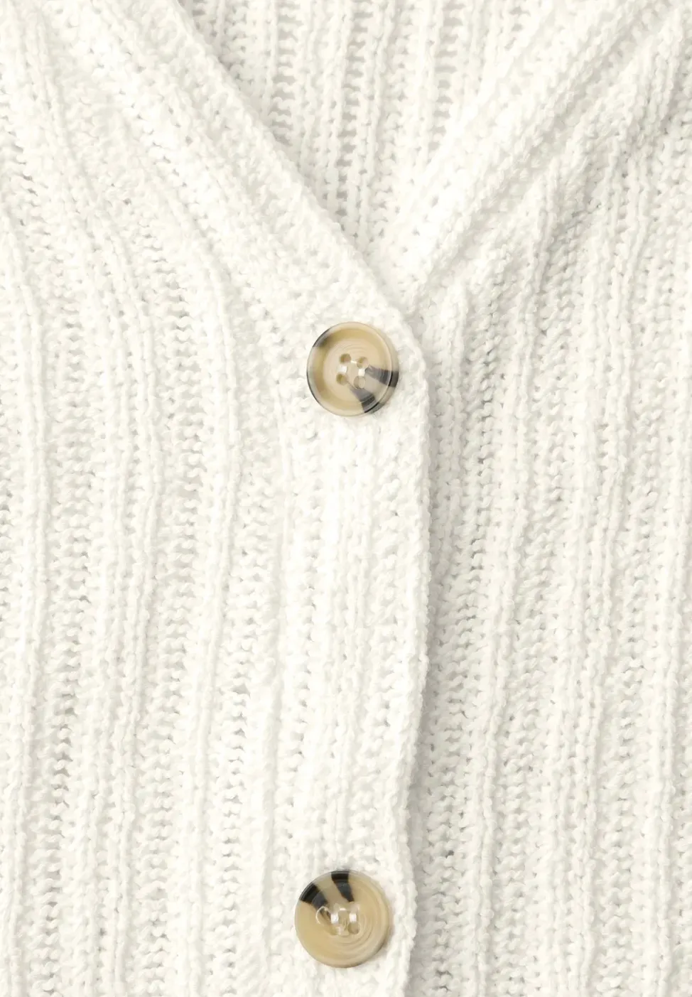 Gilet avec col en V et patte de boutonnage