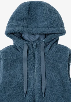 Gilet avec mélange de structures