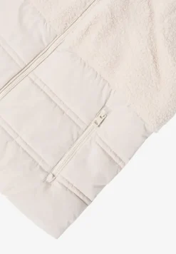 Gilet avec mélange de structures