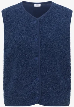 Gilet avec patte de boutonnage