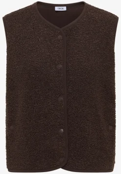 Gilet avec patte de boutonnage
