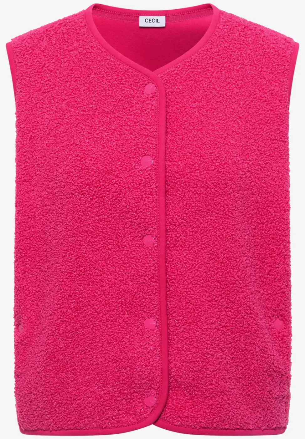 Gilet avec patte de boutonnage