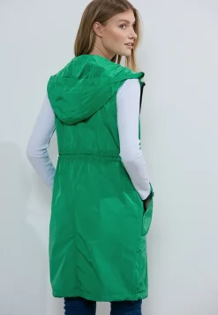 Gilet long avec mesh