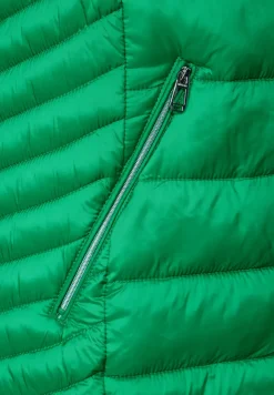 Gilet long à capuche