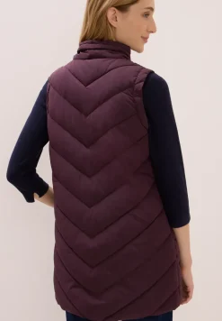 Gilet long matelassé