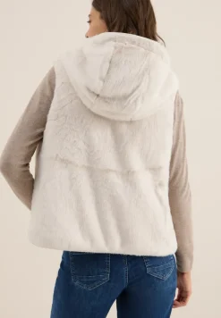 Gilet réversible en fausse fourrure