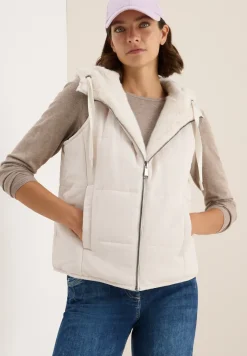 Gilet réversible en fausse fourrure