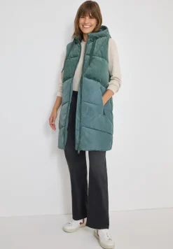 Gilet tampon en velours côtelé