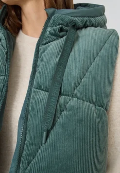 Gilet tampon en velours côtelé