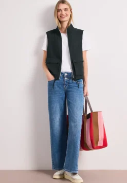 Gilet zippé avec cordon de serrage