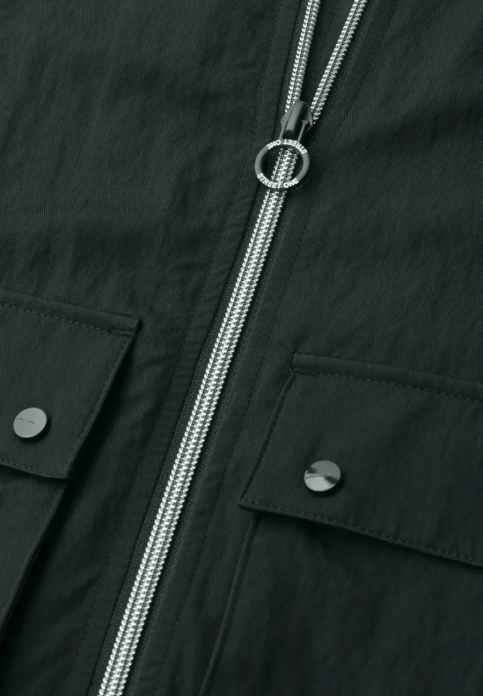 Gilet zippé avec cordon de serrage