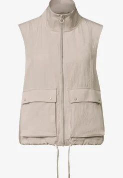 Gilet zippé avec cordon de serrage