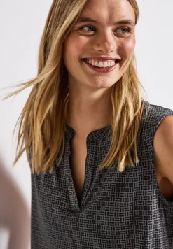 Haut en jersey Split Neck