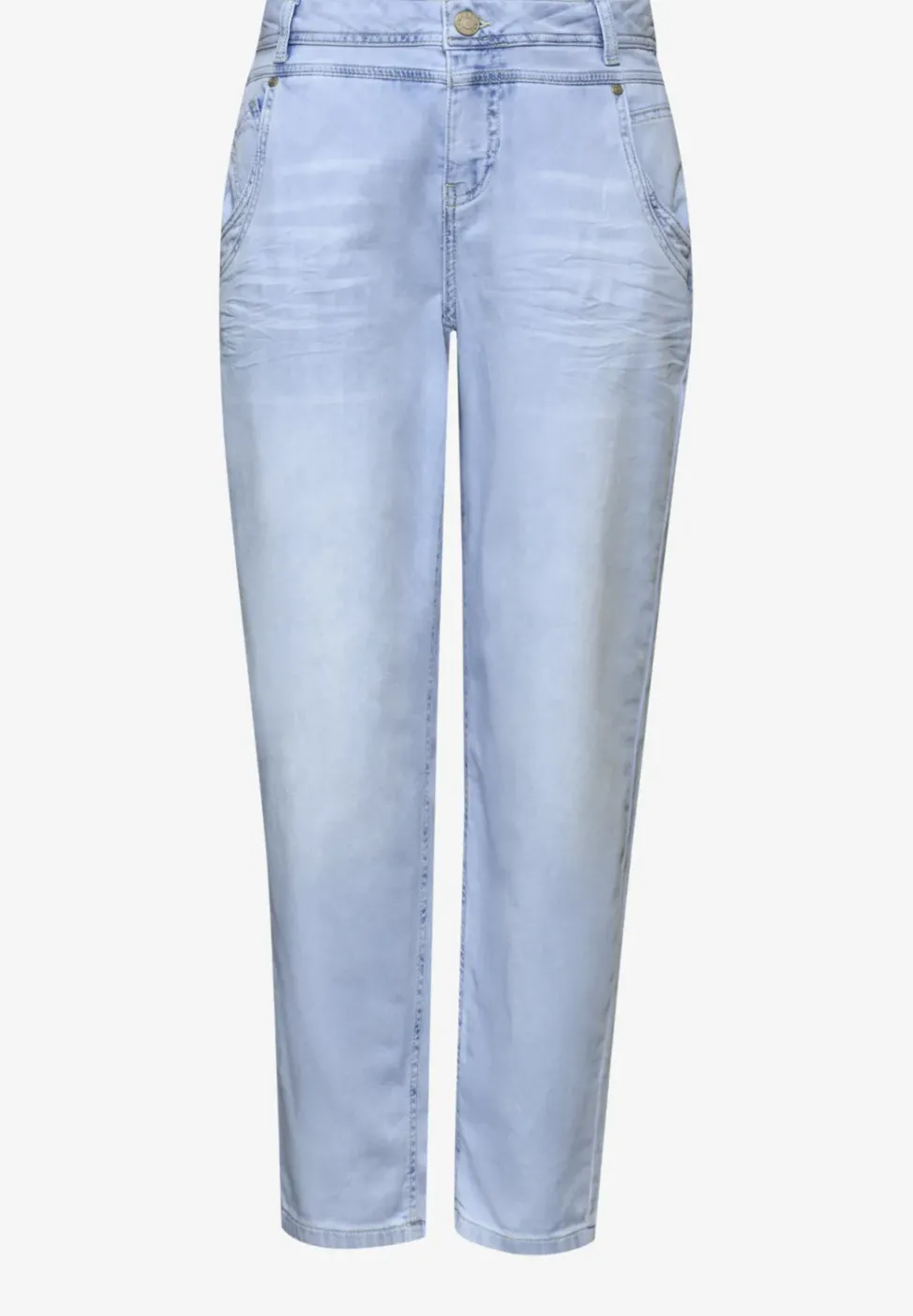 High Waist Barrel Leg Jeans en Loose Fit