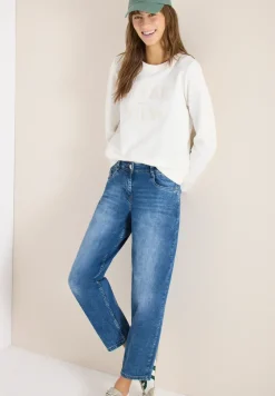 High Waist Barrel Leg Jeans en Loose Fit