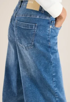 High Waist Barrel Leg Jeans en Loose Fit