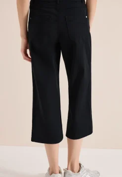 High Waist Flared Leg Pantalon Loose Fit