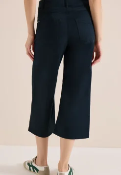 High Waist Flared Leg Pantalon Loose Fit