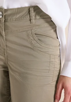 High Waist Flared Leg Pantalon Loose Fit
