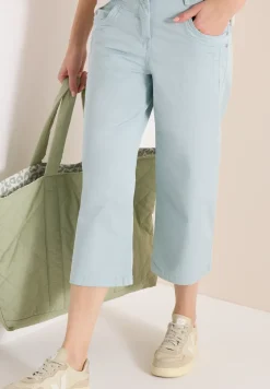 High Waist Flared Leg Pantalon Loose Fit