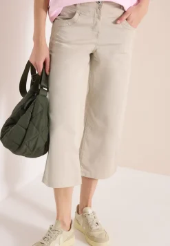 High Waist Flared Leg Pantalon Loose Fit