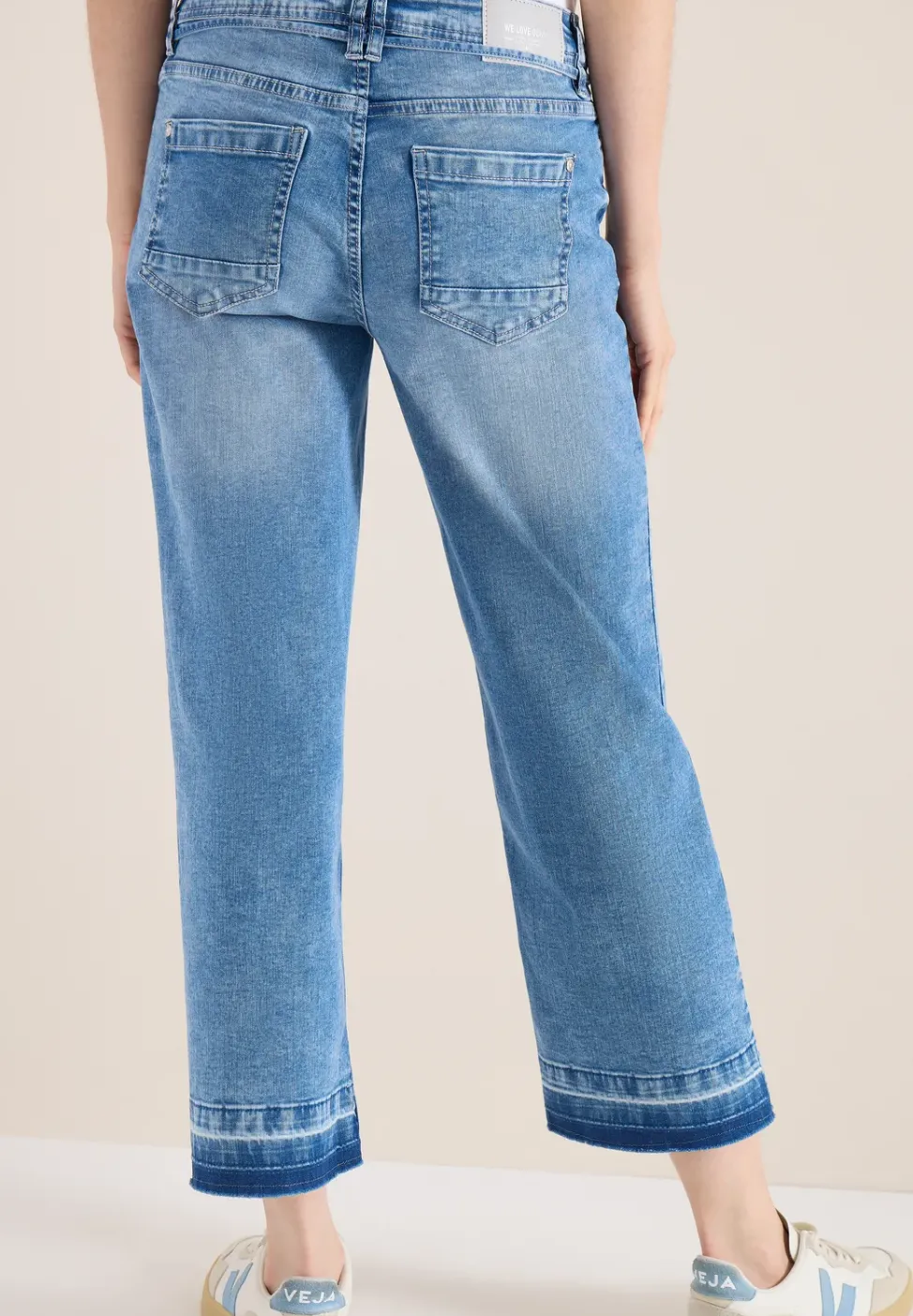 High Waist Straight Leg Jeans avec Loose Fit