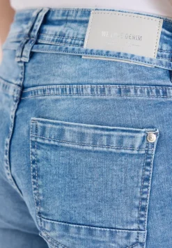 High Waist Straight Leg Jeans avec Loose Fit