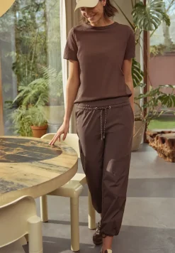 High Waist Straight Leg Pantalon Loose Fit