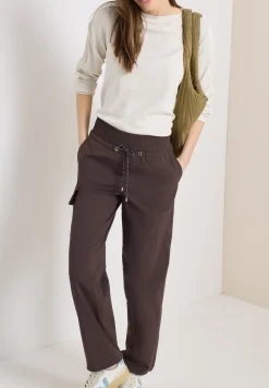 High Waist Straight Leg Pantalon Loose Fit