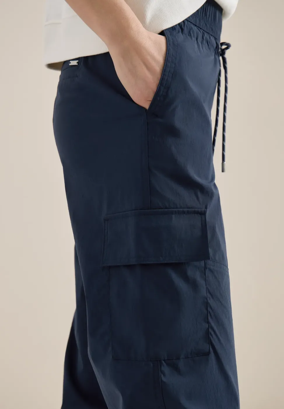 High Waist Straight Leg Pantalon Loose Fit