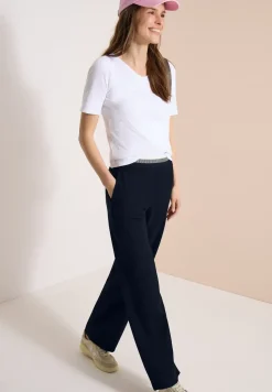 High Waist Straight Leg Pantalon Loose Fit